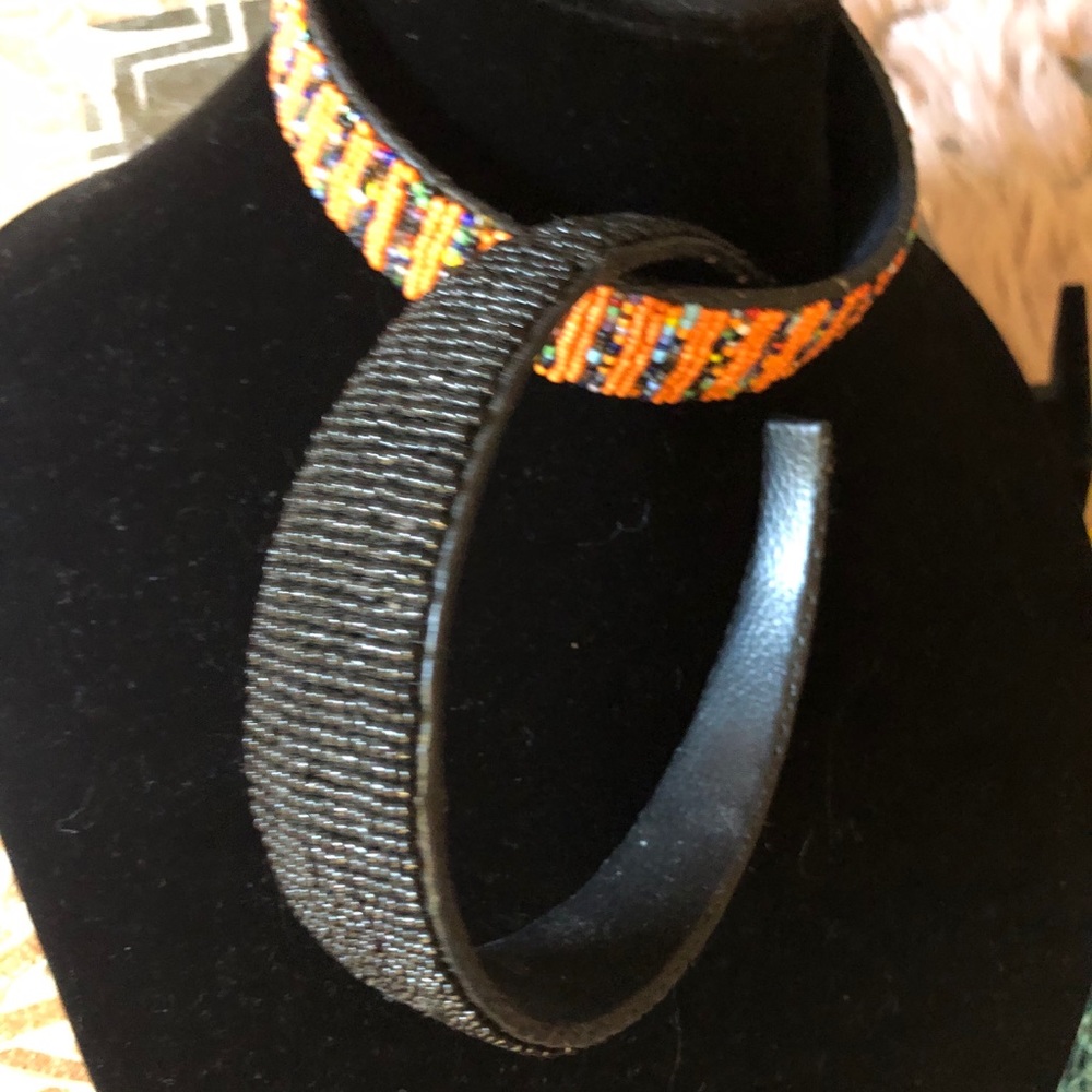 Handmade African beads hairband